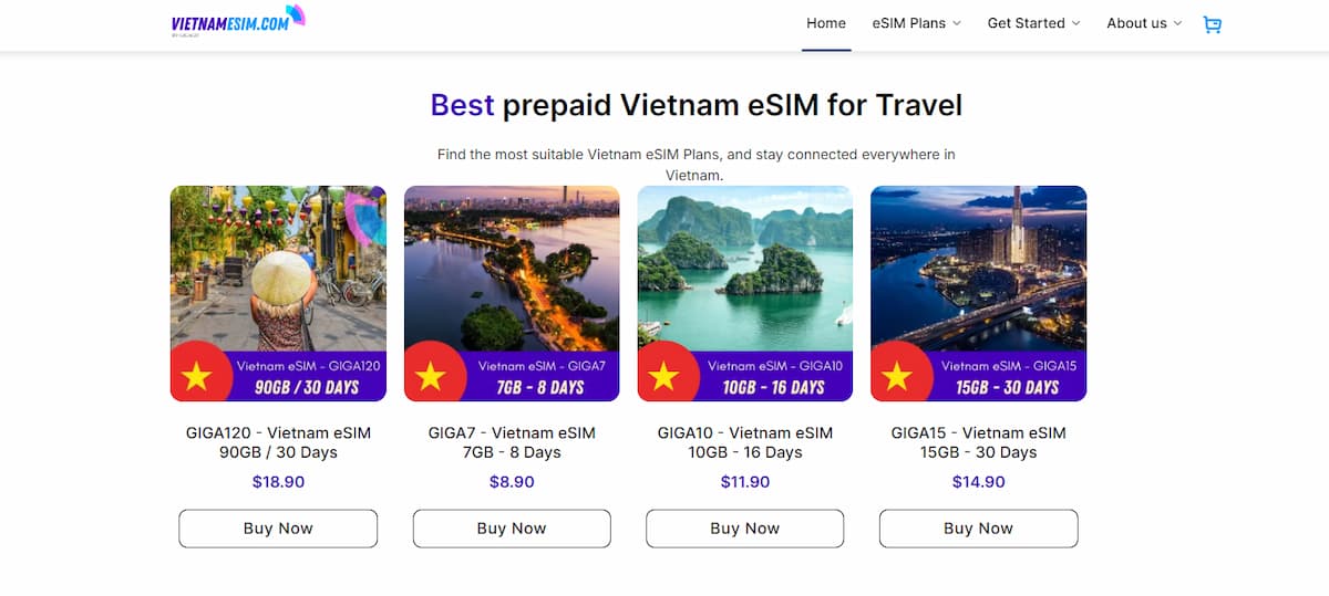 best vietnam esim plans